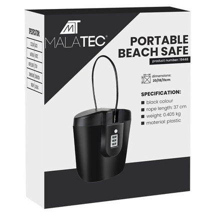 Tragbarer Strandsafe Malatec 19448 