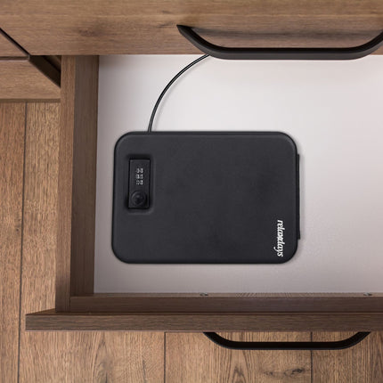 Coffre-fort portable avec serrure à combinaison