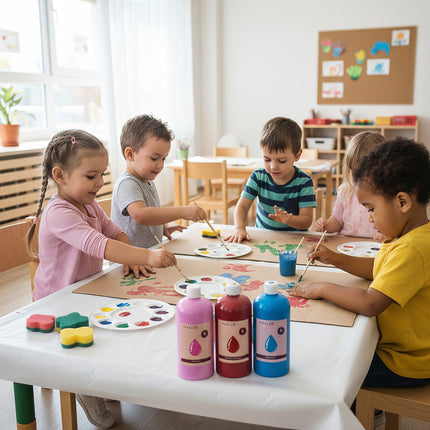 Plakatfarbenset, 12 Farben, je 1 Liter