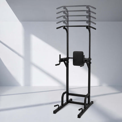 Tour de musculation pour salle de sport à domicile, hauteur réglable, acier noir