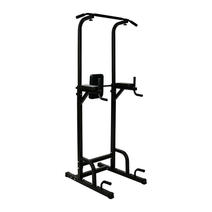 Tour de musculation pour salle de sport à domicile, hauteur réglable, acier noir