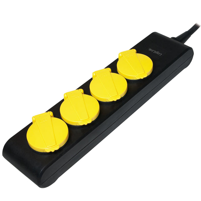 Power outlet 4-way Outdoor use IP44