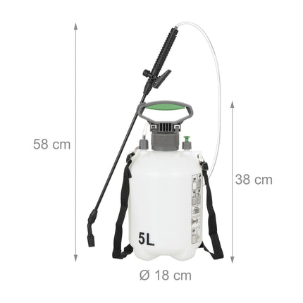 Pulvérisateur à pression 5 l