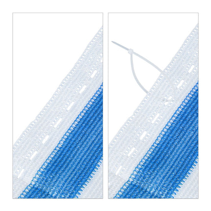 Sichtschutz 1,2 m blau-weiß