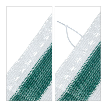 Protection de la vie privée 1,2 m vert-blanc