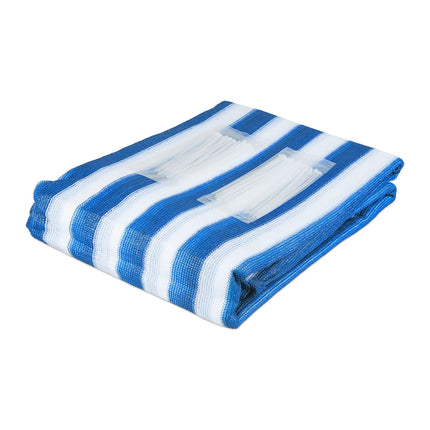 Sichtschutz 1,5 m blau-weiß