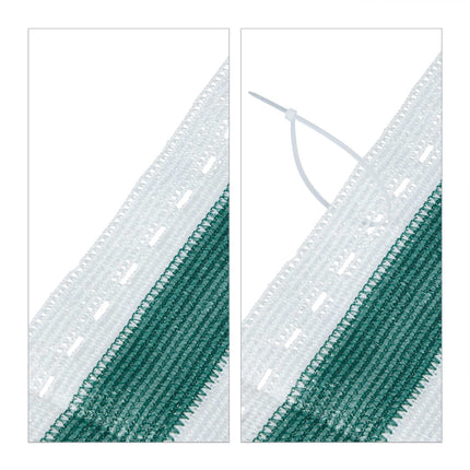 Protection de la vie privée 1,5 m vert-blanc