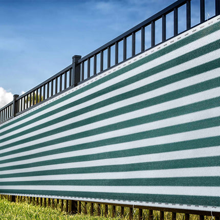 Protection de la vie privée 1,5 m vert-blanc