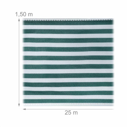 Protection de la vie privée 1,5 m vert-blanc