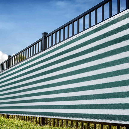 Sichtschutz 1,5 m grün-weiß