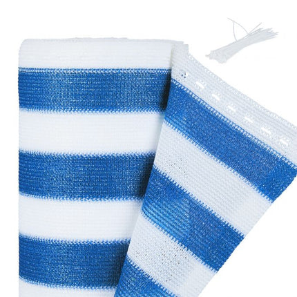 Sichtschutz 1 m blau-weiß