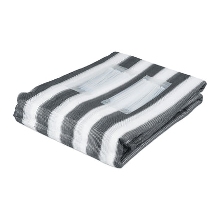 Protection de la vie privée 2 m gris-blanc