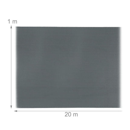 Brise-vue 1 m de haut gris anthracite