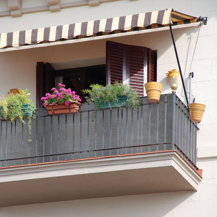 Brise-vue 1 m de haut gris anthracite