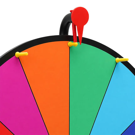 Roue de la fortune avec support, 60 cm – Multicolore
