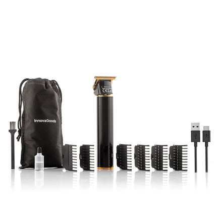 Professioneller wiederaufladbarer Haarschneider mit Zubehör Triher InnovaGoods