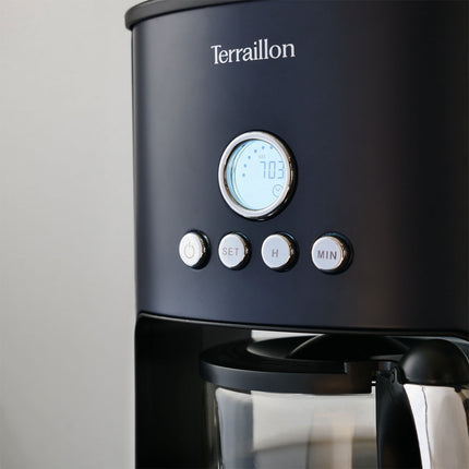 Cafetière programmable – 1,25 L, 1080 W, système anti-gouttes