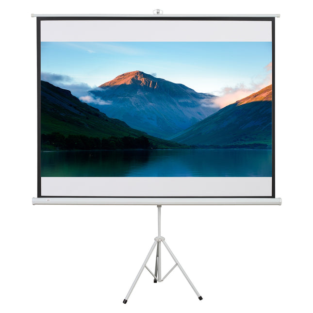 Projektionsleinwand 4:3 Format, 100 Zoll, weiß