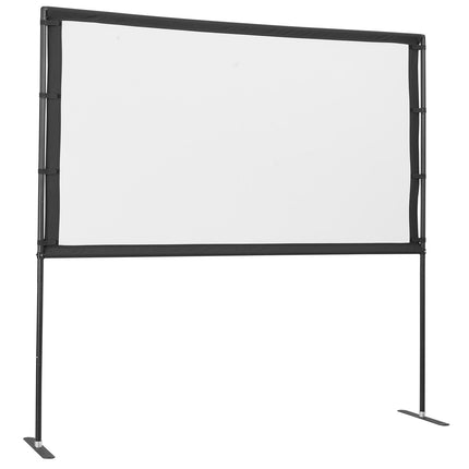 Projector Screen With Stand, 80 Inch, 16:9, Carry Bag