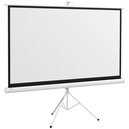 Écran de projection avec support, 186 x 105 cm, 16:9 HD 4K