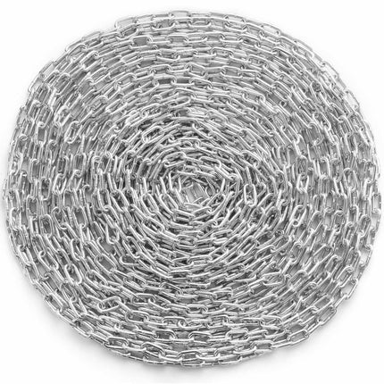 Proof Coil Chain 1/4 In x 100 Ft, 1540 Lb WLL, Quick Links