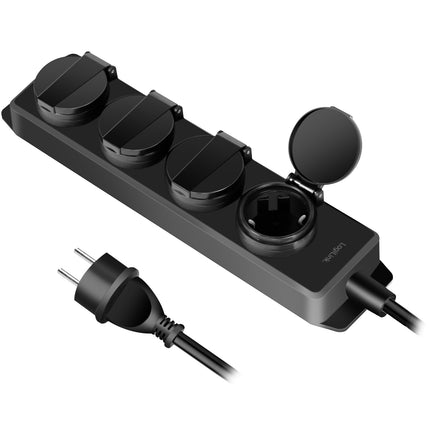 Protection box with branch socket 4-way IP54
