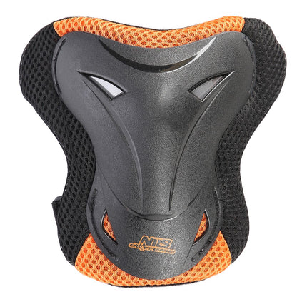 Schutzausrüstungs-Set, Größe S, Schwarz-Orange