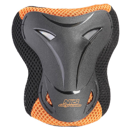 Schutzausrüstungs-Set, Größe S, Schwarz-Orange