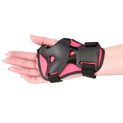 Protective Pad Set, Dark Pink, Size M