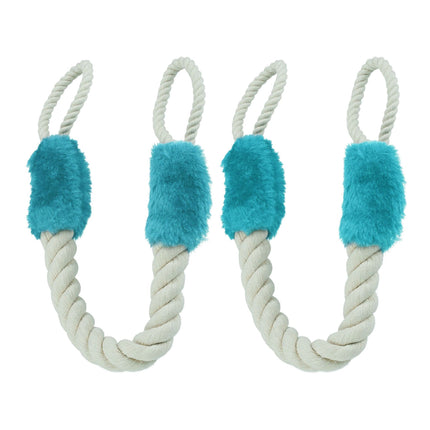 Schutzclip für Türkordel 2er Set blau