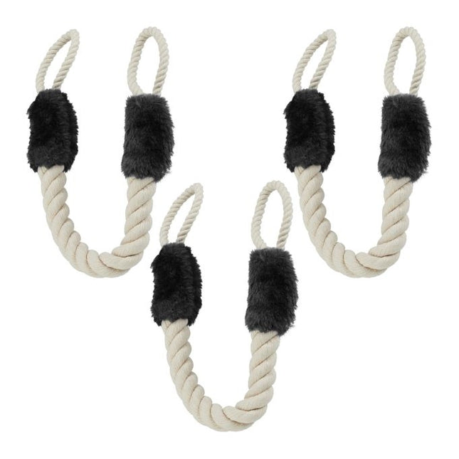 Schutzclip für Türkordel 3er Set schwarz