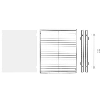 Pull-Out Cabinet Organizer, Steel Slide-Out Shelf 14x21 In