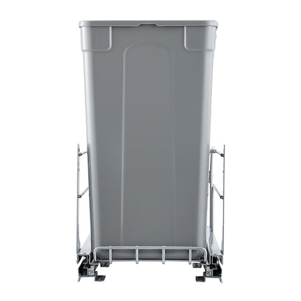 Pull-Out Trash Can, Double 27 Qt, Soft-Close Door Mount