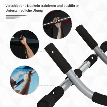 Klimmzugstange Stahl & Schaumstoff – Multifunktionaler Türreck