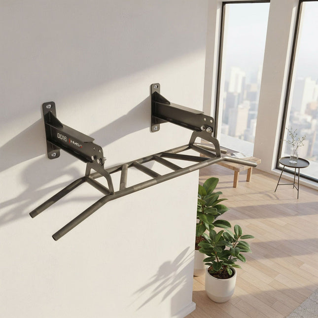 Klimmzugstange – Wand- oder Deckenmontage, Stahl, 180 kg Tragkraft