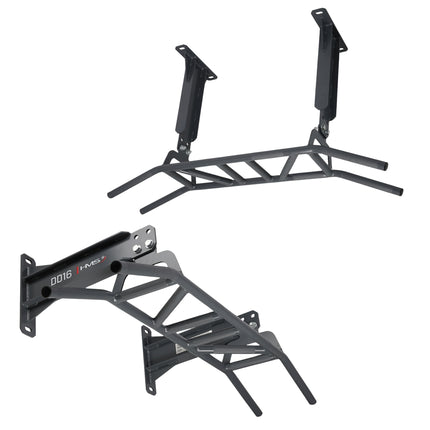 Barre de traction - Fixation murale ou au plafond, acier, capacité de 180 kg
