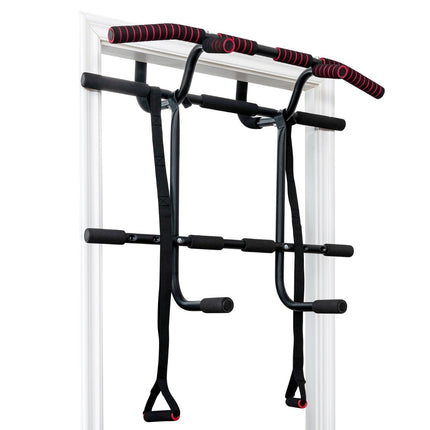 Barre de traction pour encadrement de porte, capacité de 150 kg, poignées en mousse
