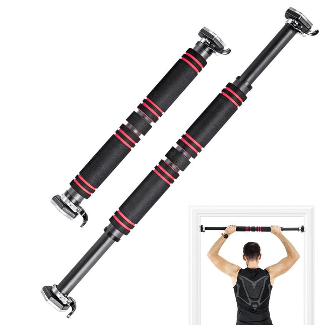 Klimmzugstange für Türrahmen, rutschfeste Schaumstoffgriffe, 65-100 cm