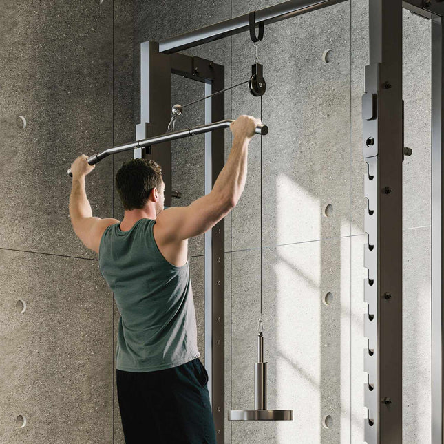Flaschenzugsystem für Heim-Fitnessstudio Armkrafttraining