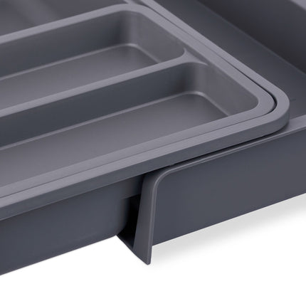 Range-couverts coulissant gris foncé