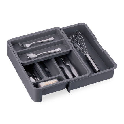 Range-couverts coulissant gris foncé