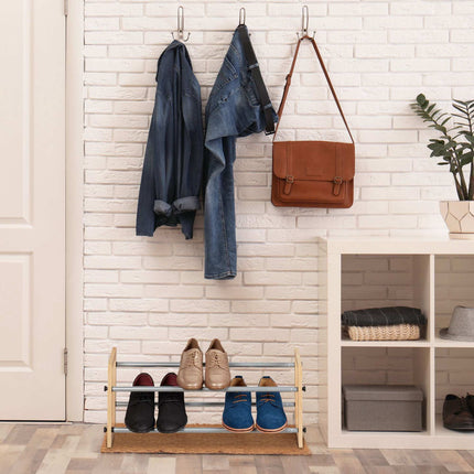 Étagère à chaussures coulissante