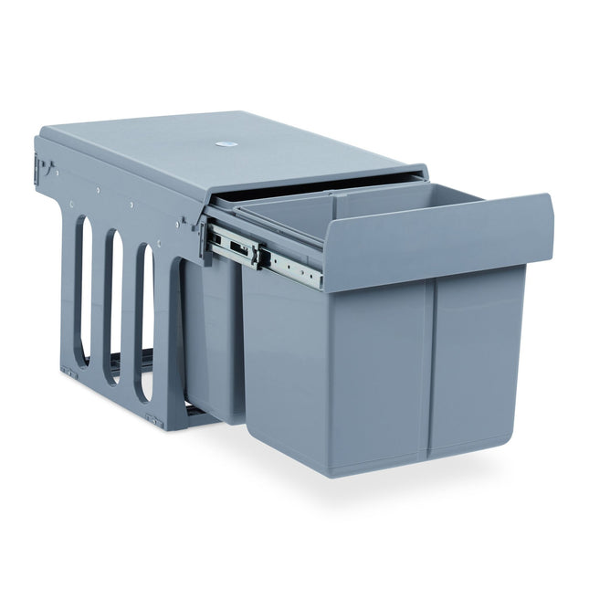 Tri sélectif extractible 2 poubelles