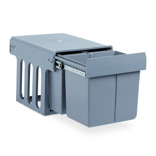 Tri sélectif extractible 3 poubelles