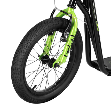Tretroller „Pumped Wheels“ 16/12 Zoll – Langlebig, Leicht