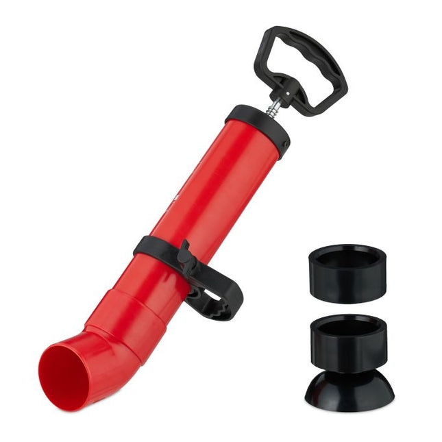Pompe pour nettoyage de canalisations 2 accessoires