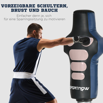 Freistehender, verstellbarer Boxsack – Heimtraining für Erwachsene 178–207 cm