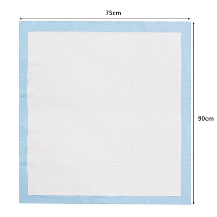 Tapis d'entraînement pour chiots, 75 x 90 cm, paquet de 100, anti-fuites, 5 couches