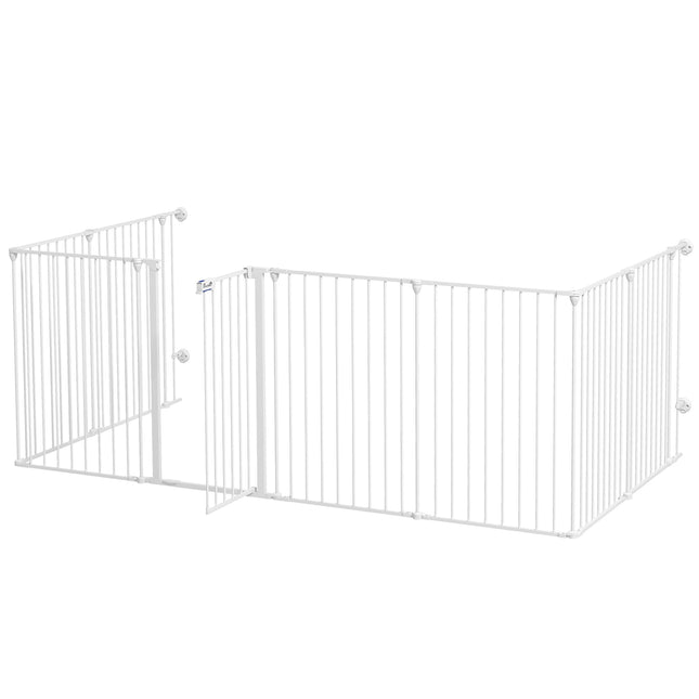 Hundelaufstall, 90 cm hoch, zusammenklappbarer 8-Panel-Außenbereich