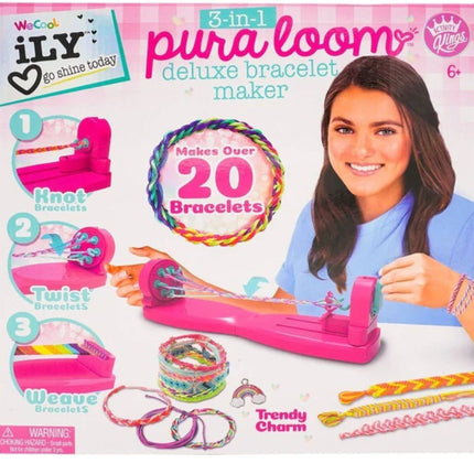 Machine à bracelets 3 en 1 Pura Loom avec fonctionnalités de luxe
